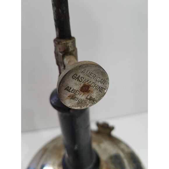 Vintage Gas Table Lamp made by AGM American Gas Machine - Albert Lea MN - Picture 2 of 10